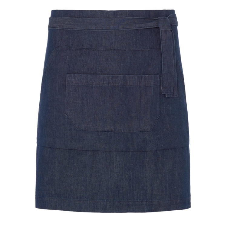 Tablier de barman 50 cm en denim.