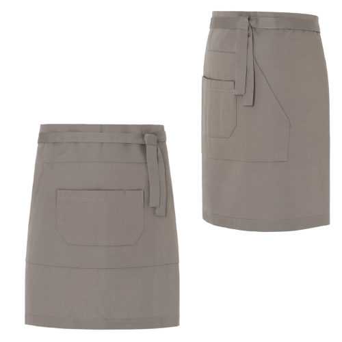 Tablier de serveur barman en beige foncé