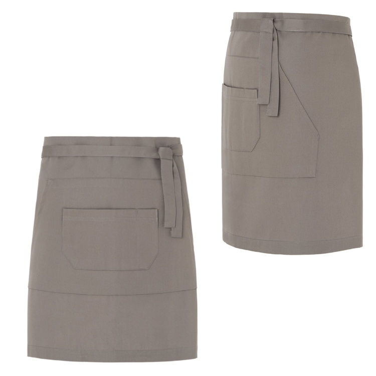 Tablier de serveur barman en beige foncé