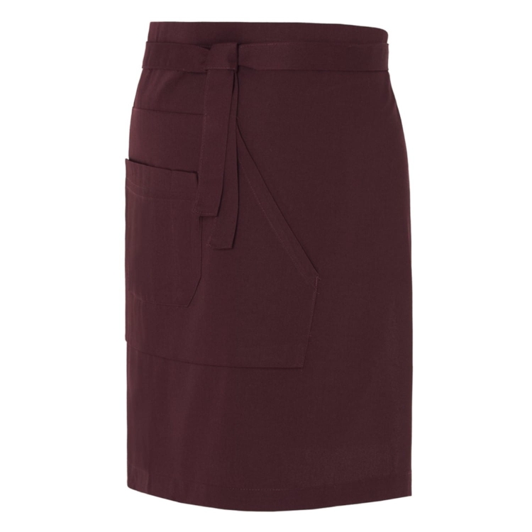Tablier de serveur barman en couleur prune