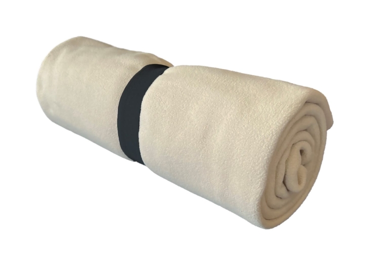 Couverture polaire beige pour toutes les occasions