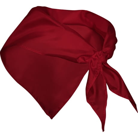 Écharpe triangulaire bordeaux