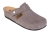 Klapki zdrowotne anatomiczne skórzane w szarym kolorze
