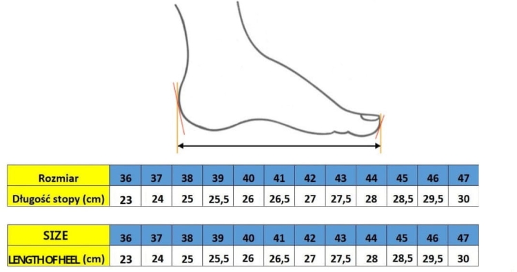 Granatowe anatomiczne klapki medyczne skórzane