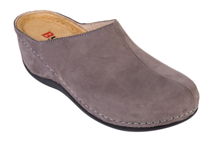 Skórzane anatomiczne klapki medyczne szare