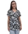 Bluza medyczna we wzorek 100% elastyczna bawełna