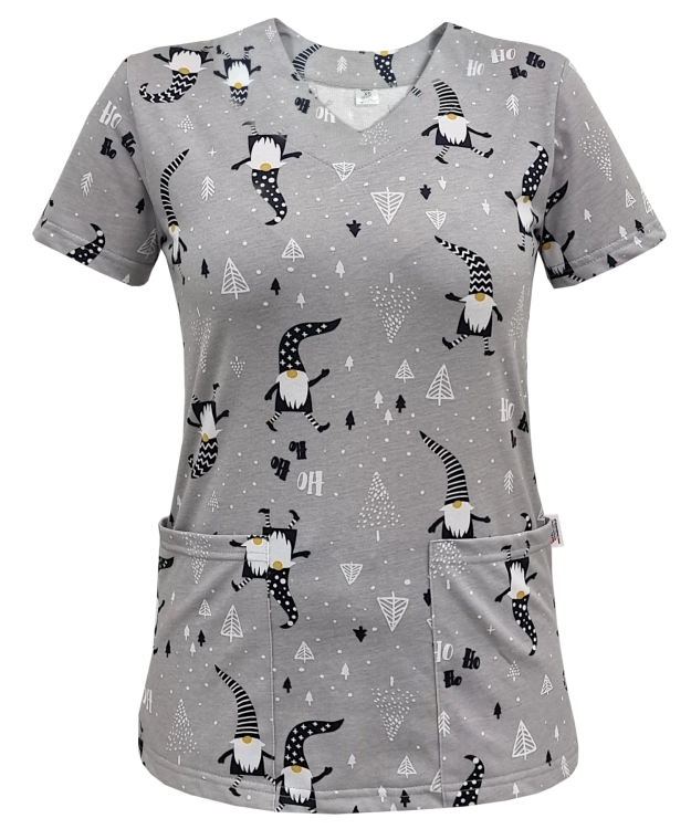 Elastyczna bawełna 100% w bluzie medycznej S1