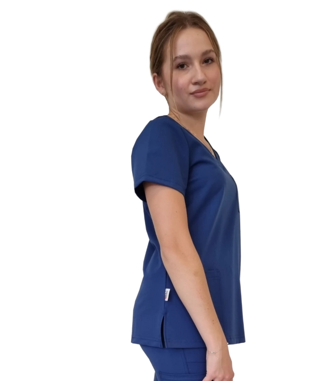 Casual Premium damska bluza medyczna granatowa