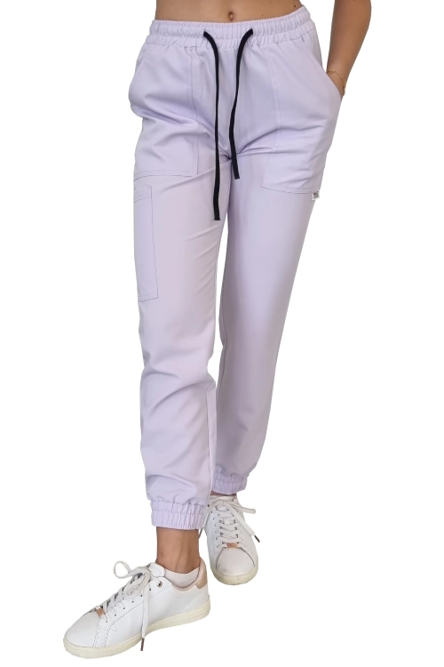 Scrubs CASUAL PREMIUM – damski komplet medyczny wrzosowy