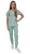 Komplet medyczny damski miętowy – scrubs CASUAL PREMIUM