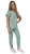 Damski komplet medyczny miętowy – scrubs CASUAL PREMIUM