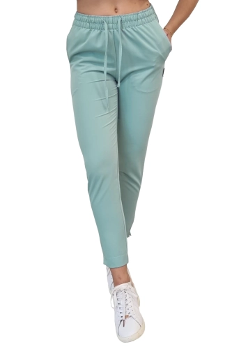 Spodnie medyczne damskie w kolorze miętowym