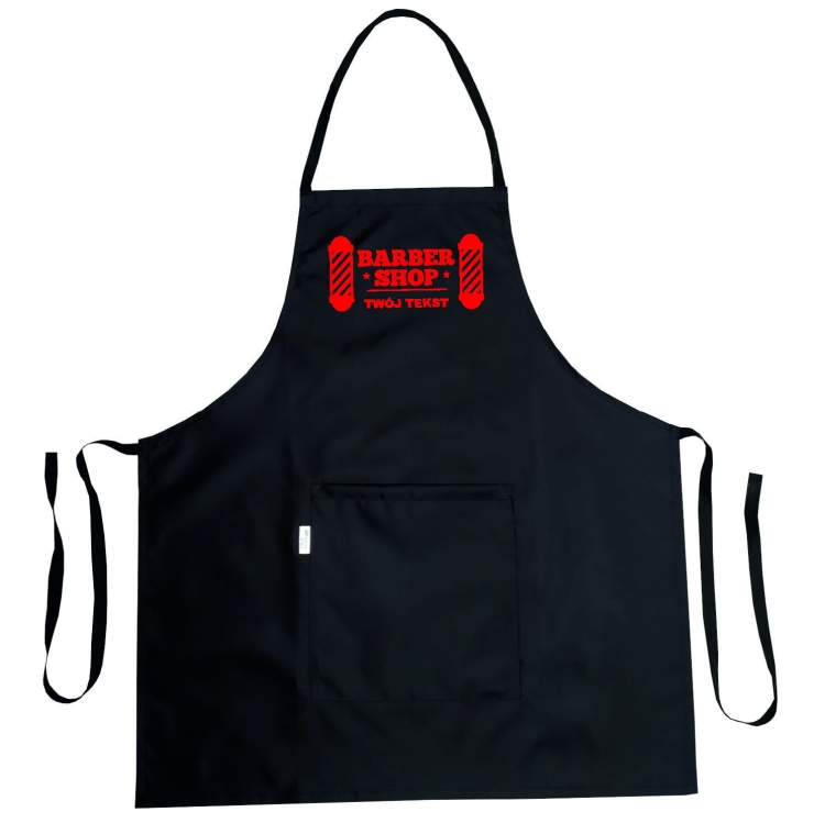 Fartuch fryzjerski 'Barber Shop' wodoodporny