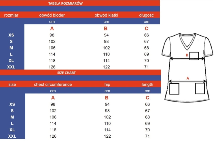 Medyczny komplet damski w kolorowe wzory