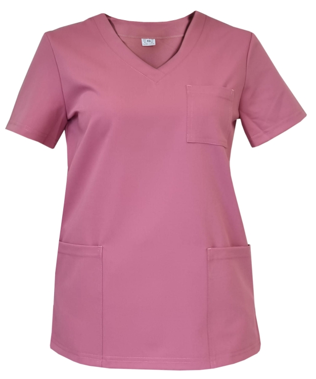 Casual premium komplet medyczny brudny róż