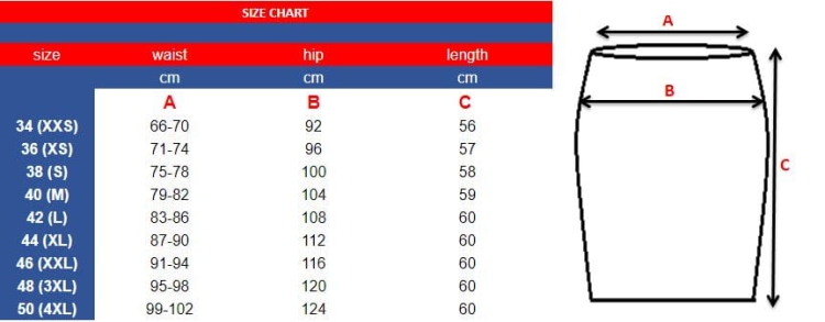 Medyczna spódnica kosmetyczna CZARNA CLINIC II