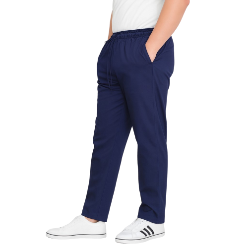 Granatowe spodnie medyczne elastyczne