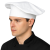Toque de chef blanche basse