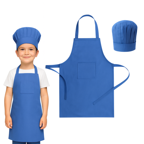 Zestaw Małego Kucharza z fartuchami i czapką kucharską