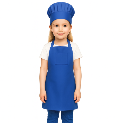 Fartuch i czapka kucharska w zestawie Małego Kucharza