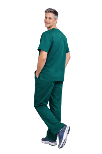 Ensemble médical pour homme en couleur turquoise CLINIC