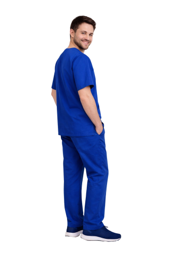 Ensemble médical pour homme CLINIC couleur bleu roi