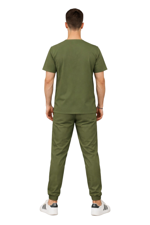 Męski komplet Cherokee Stretch w odcieniu oliwkowym.png