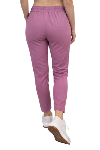 BASIC PREMIUM winogronowe spodnie medyczne damskie
