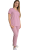 Komplet medyczny damski – scrubs CASUAL PREMIUM w pudrowym różu