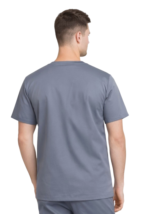 Bluza medyczna męska elastyczna kolor szary