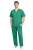 Męski komplet chirurgiczny 100% bawełna zielony