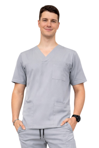 Bluza medyczna męska  ciemno szara Cherokee Stretch