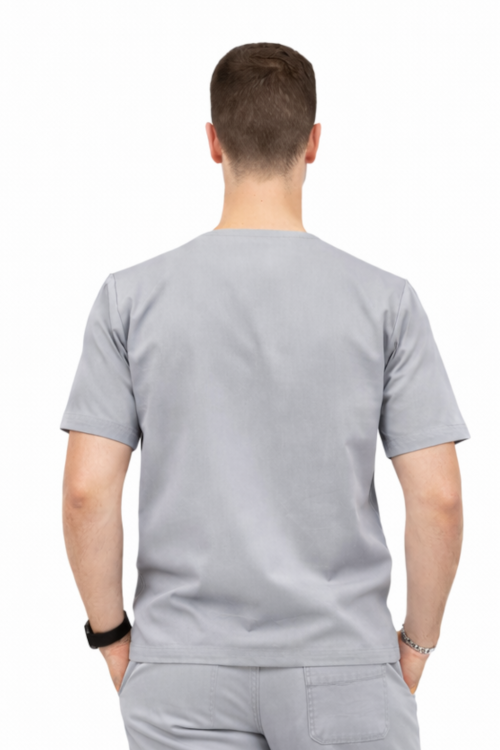 Męska bluza medyczna Cherokee Stretch w kolorze ciemno szarym