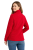 Bluza polarowa damska polar zapinany na zamek czerwony widok z tyłu.png