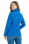Bluza polarowa damska polar zapinany na zamek niebieski widok z tyłu.png