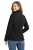 Bluza polarowa damska polar zapinany na zamek czarny widok z tyłu.png