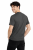 T-shirt męski z krótkim rękawem gramatura 190g grafitowy widok z tyłu.png