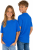 T-shirt dziecięcy dla chłopca i dziewczynki kolor chabrowy.png