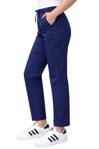 Granatowe cygaretki medyczne spodnie