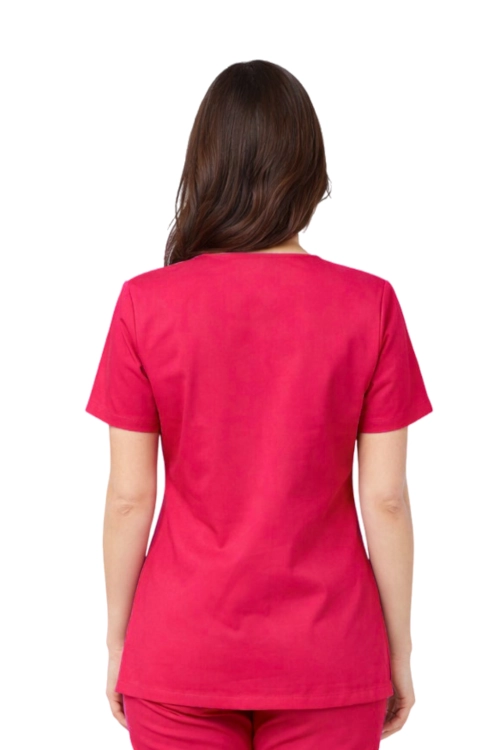 Damska bluza medyczna FLEX w kolorze amarant