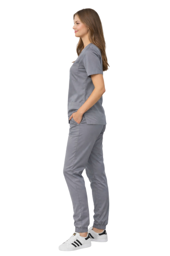 Damski komplet medyczny FLEX w kolorze szarym