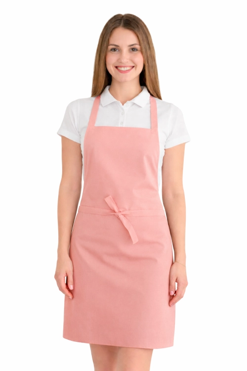 Fartuszek do kuchni dla gastronomii kolor łososiowy.png