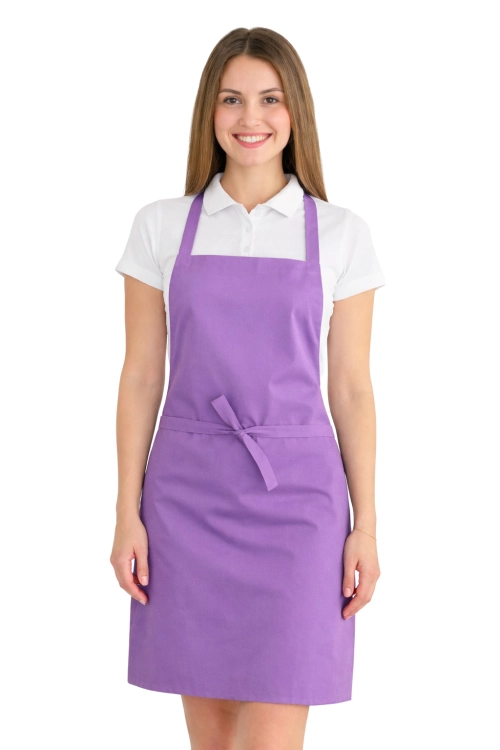 Fartuszek do kuchni dla gastronomii kolor wrzosowy.png