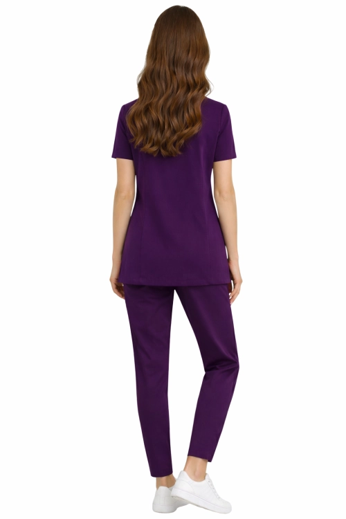 Damski komplet Basic Premium medyczny w kolorze fioletowym