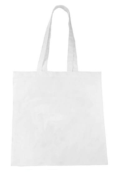 Sac en coton réutilisable blanc