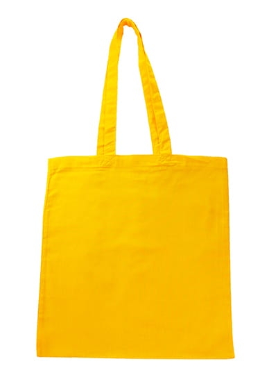sac en coton réutilisable jaune