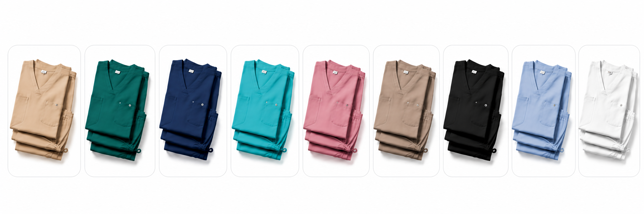 Ensembles médicaux pour femme en neuf couleurs