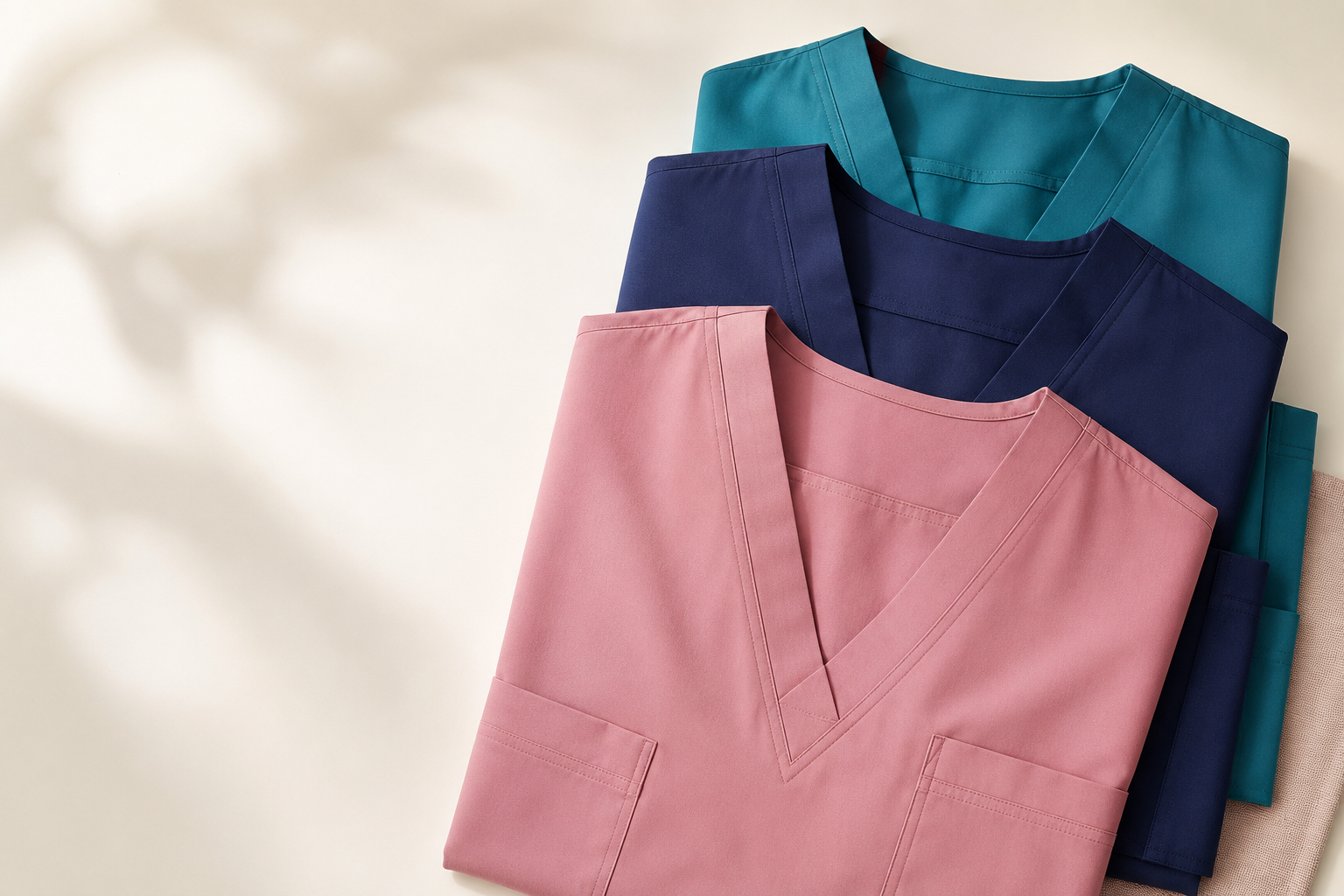 Ensembles médicaux colorés pour le personnel