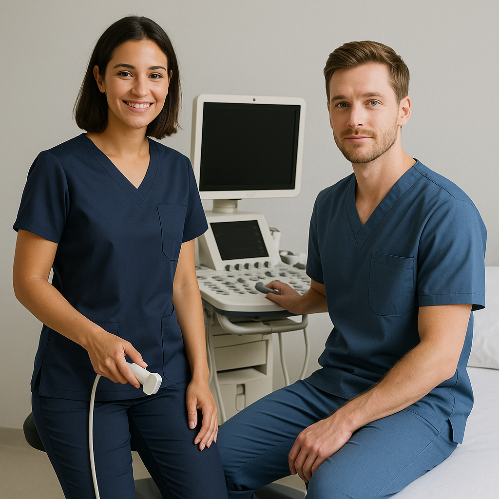 Vêtements médicaux pour le personnel d'échographie – confort en position debout et assise
